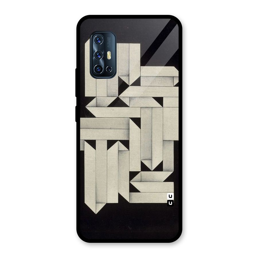 Ancient Rugged Glass Back Case for Vivo V17