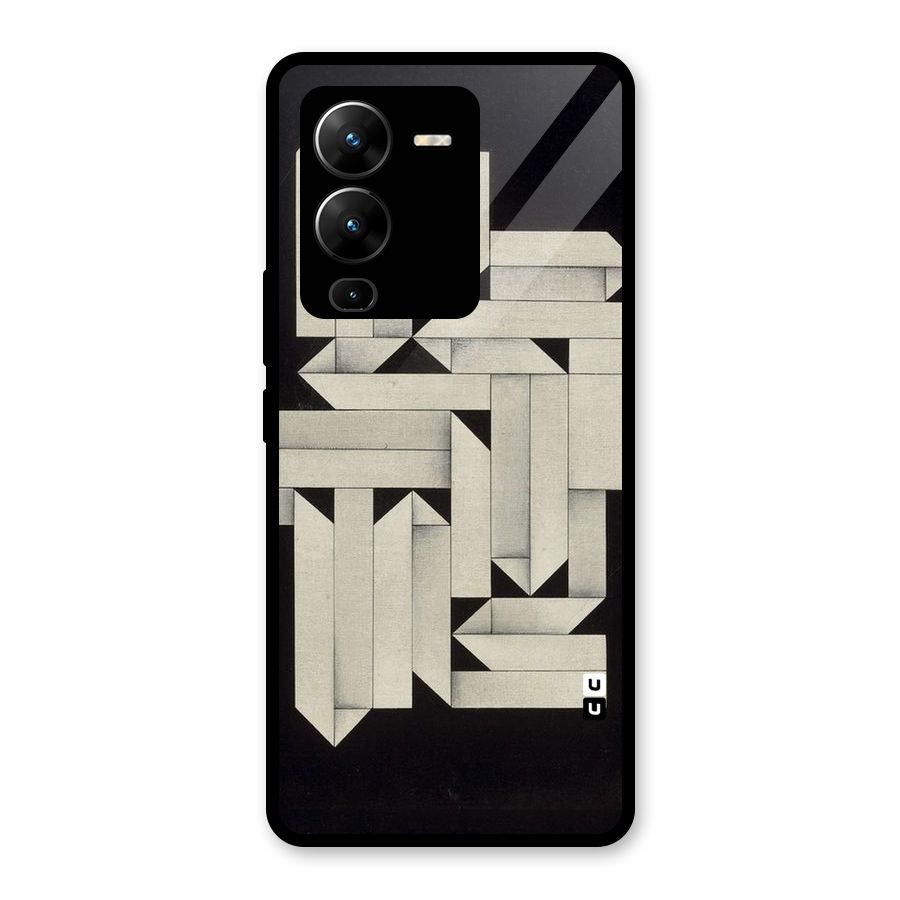 Ancient Rugged Glass Back Case for Vivo V25 Pro