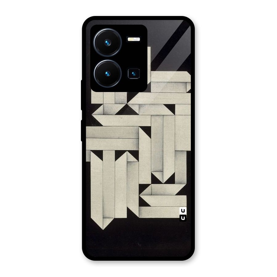 Ancient Rugged Glass Back Case for Vivo Y35