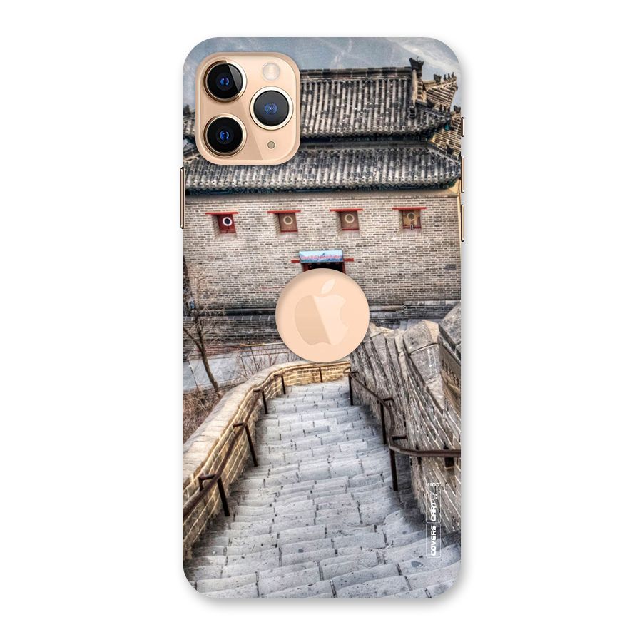 Ancient Strairs Back Case for iPhone 11 Pro Max Logo Cut