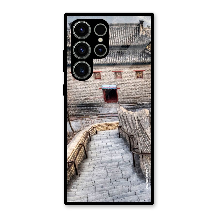 Ancient Strairs Glass Back Case for Galaxy S23 Ultra