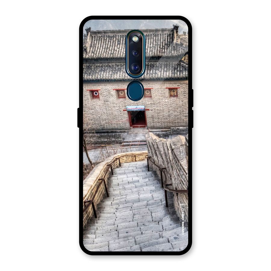Ancient Strairs Glass Back Case for Oppo F11 Pro