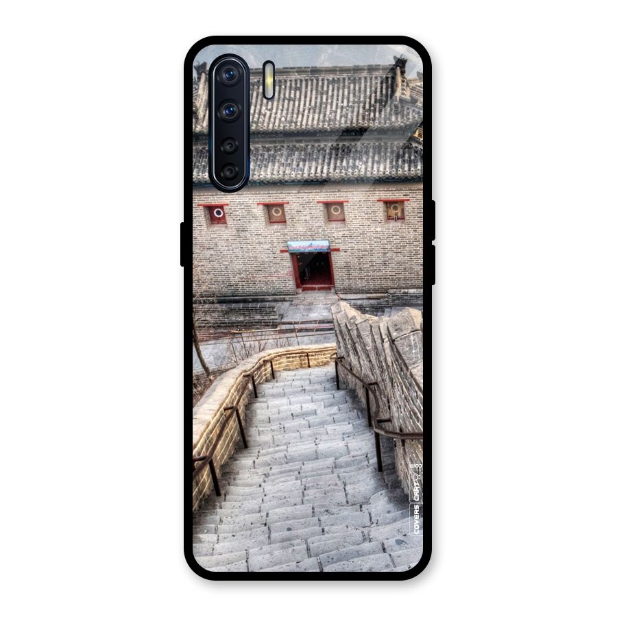 Ancient Strairs Glass Back Case for Oppo F15