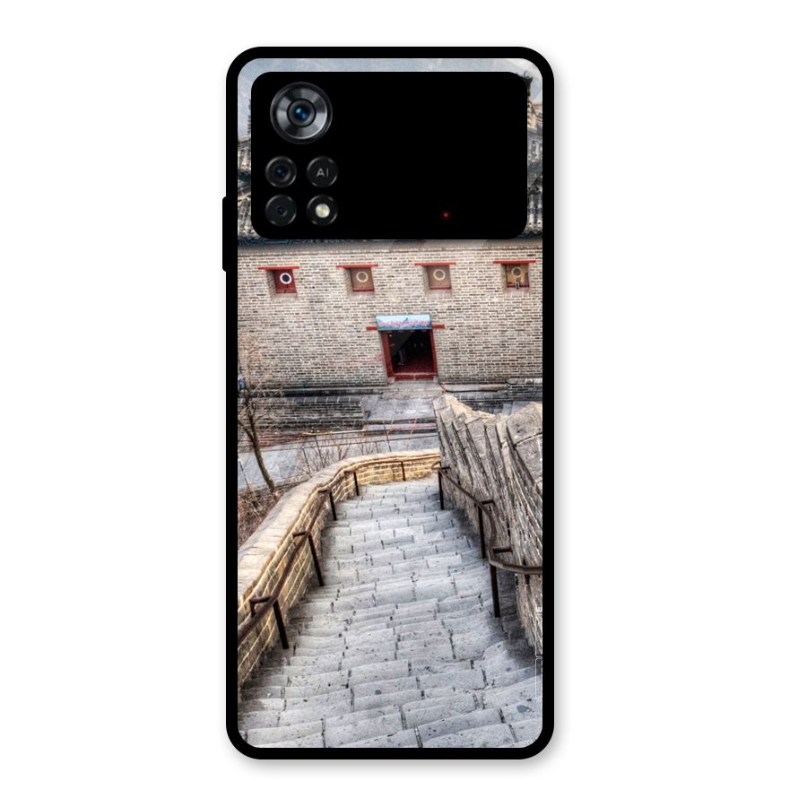 Ancient Strairs Glass Back Case for Poco X4 Pro 5G