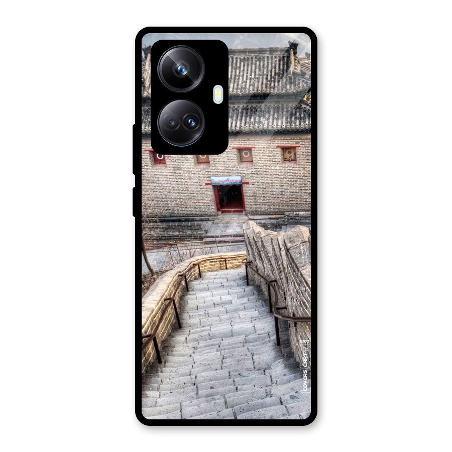 Ancient Strairs Glass Back Case for Realme 10 Pro Plus