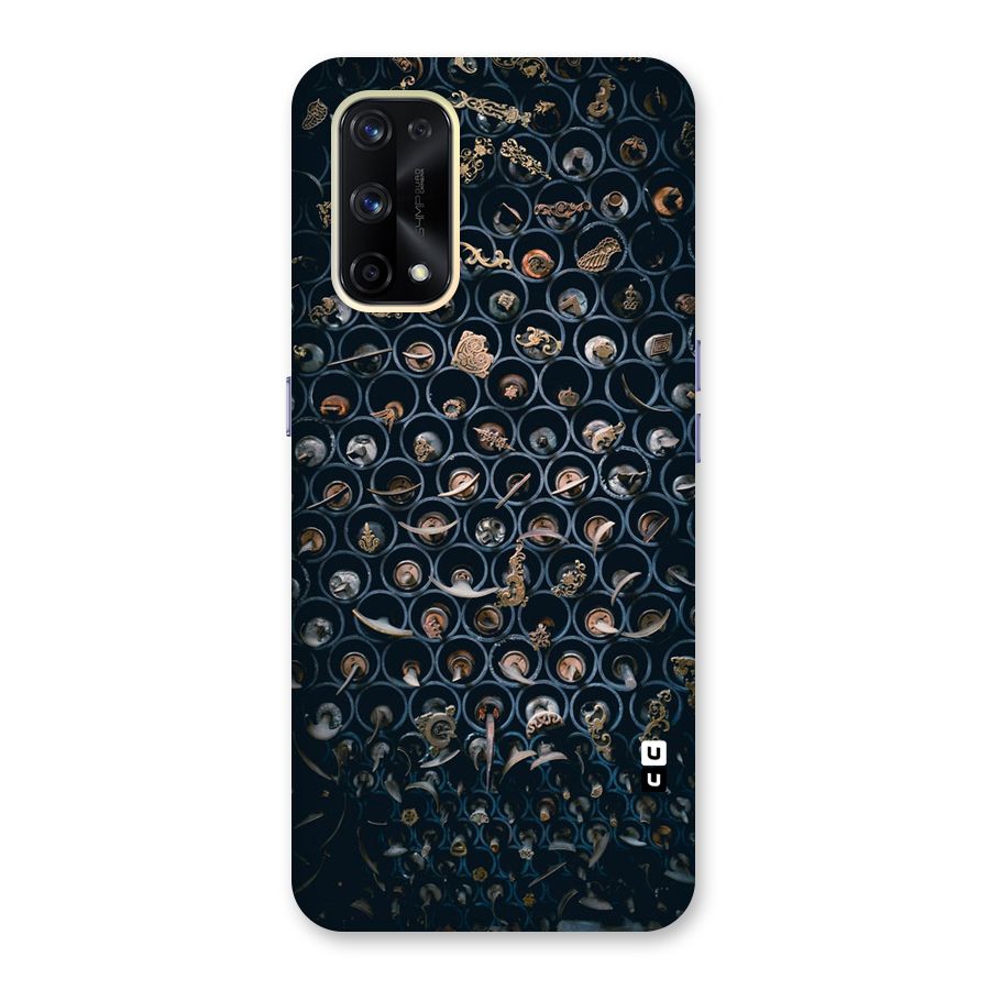 Ancient Wall Circles Glass Back Case for Realme X7 Pro