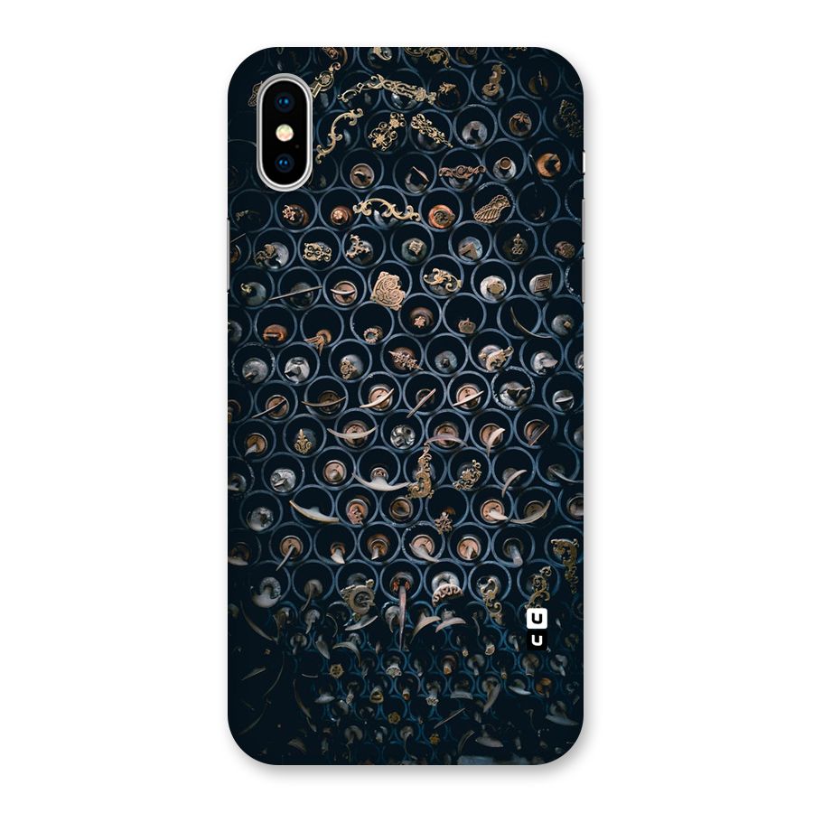Ancient Wall Circles Back Case for iPhone XS