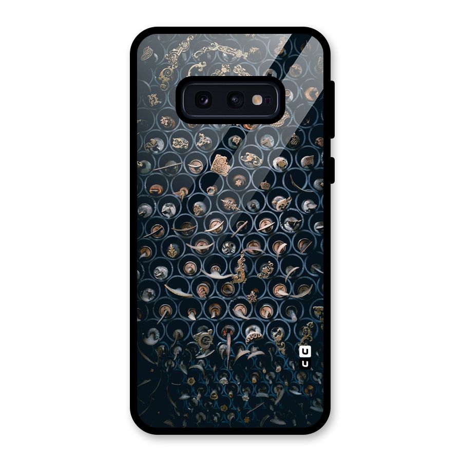 Ancient Wall Circles Glass Back Case for Galaxy S10e