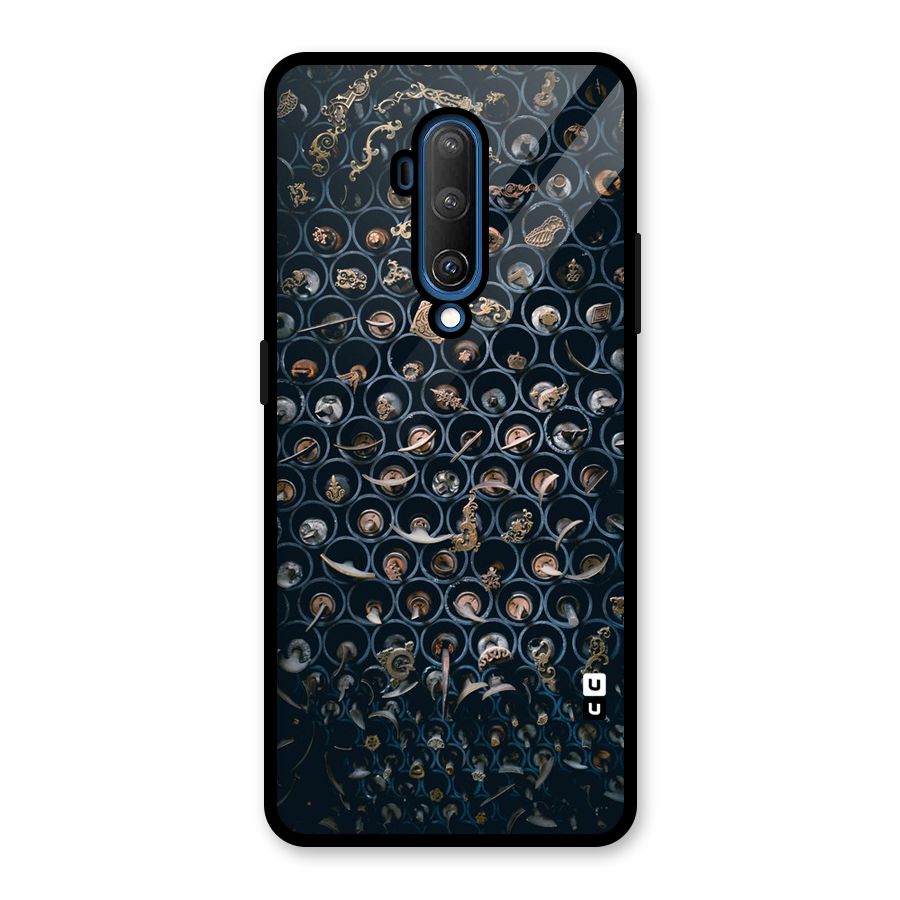 Ancient Wall Circles Glass Back Case for OnePlus 7T Pro