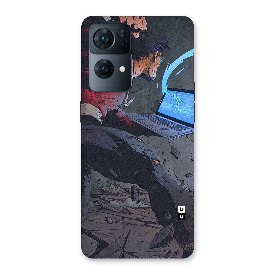 Angry Programmer Back Case for Oppo Reno7 Pro 5G