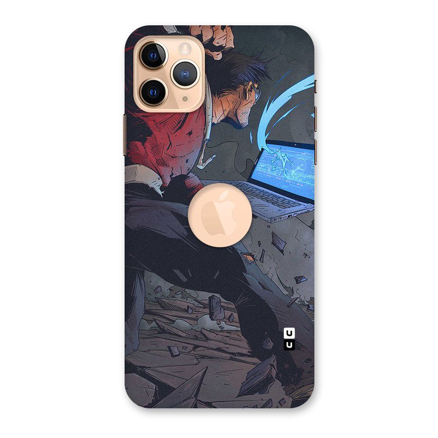 Angry Programmer Back Case for iPhone 11 Pro Max Logo Cut