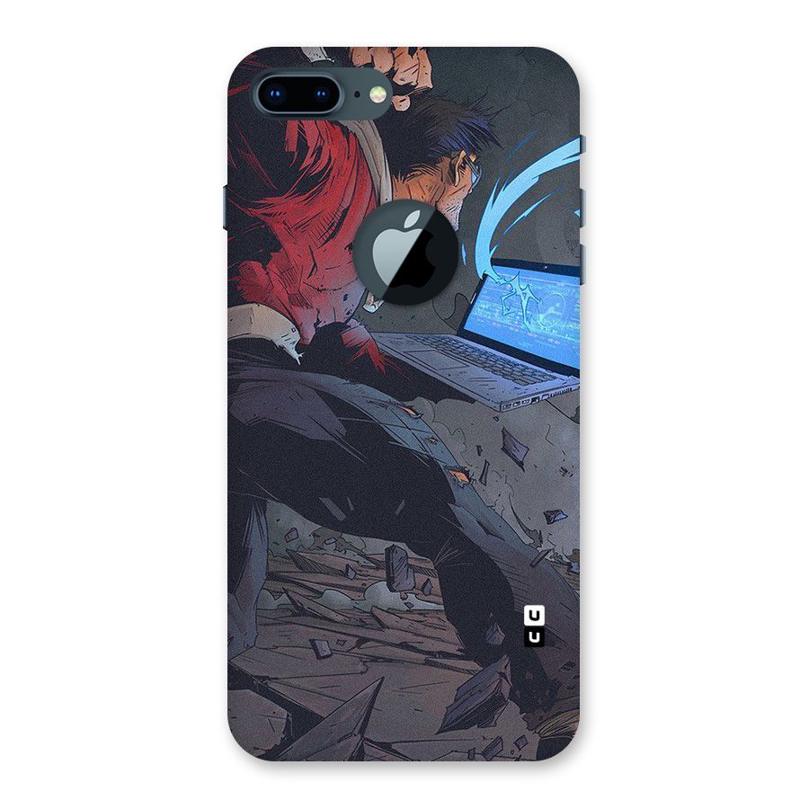 Angry Programmer Back Case for iPhone 7 Plus Logo Cut