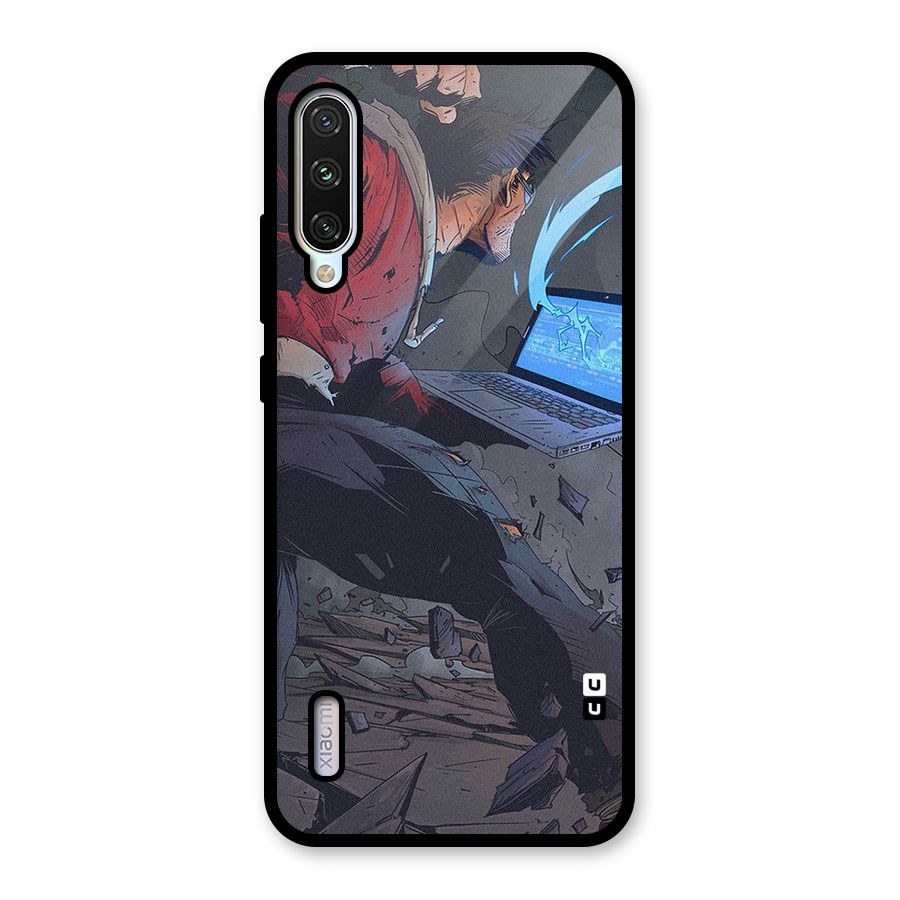 Angry Programmer Glass Back Case for Mi A3