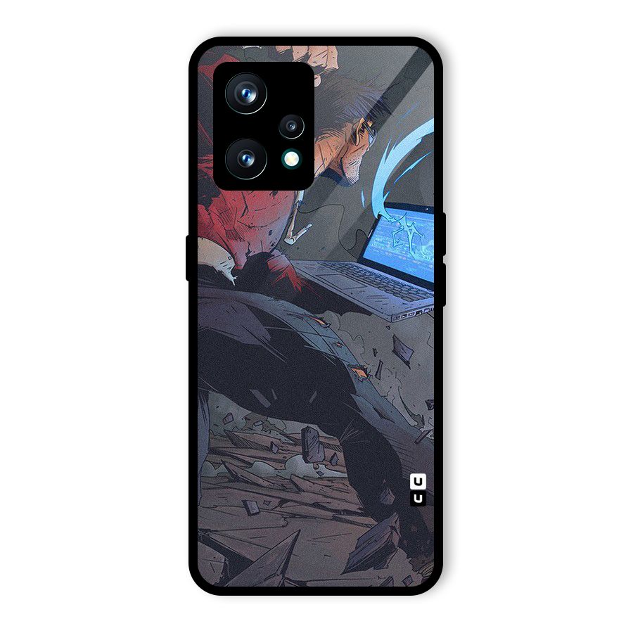 Angry Programmer Glass Back Case for Realme 9 Pro Plus 5G