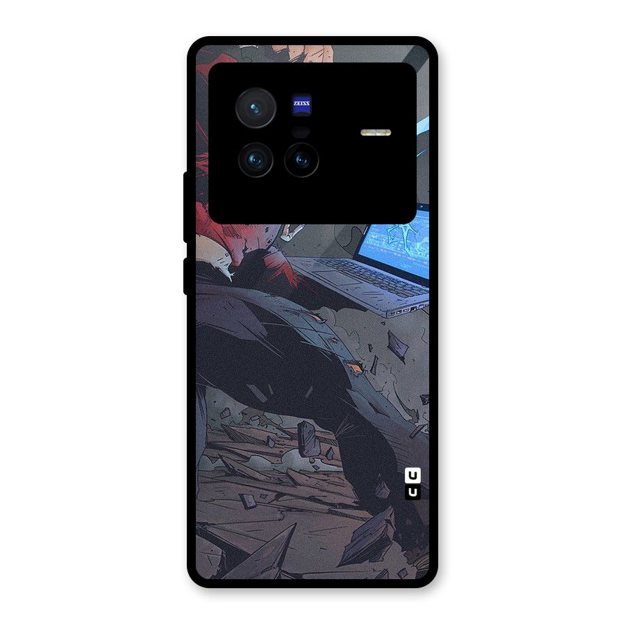 Angry Programmer Glass Back Case for Vivo X80