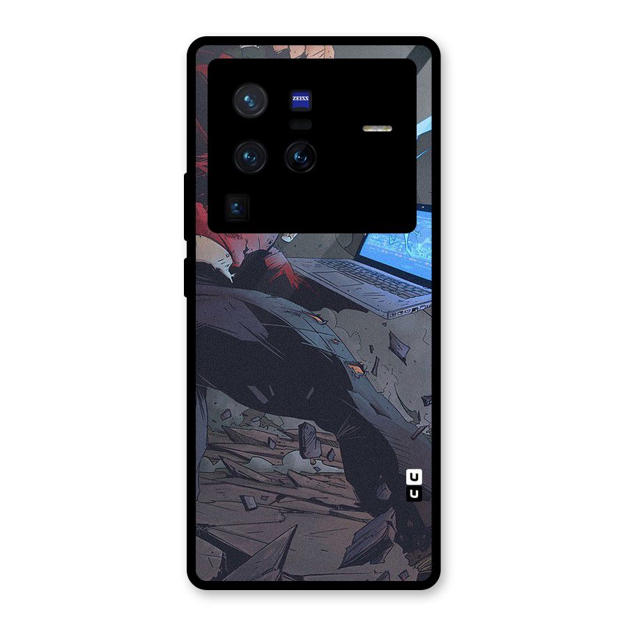 Angry Programmer Glass Back Case for Vivo X80 Pro