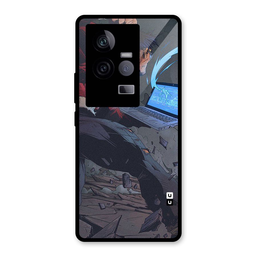 Angry Programmer Glass Back Case for Vivo iQOO 11 5G