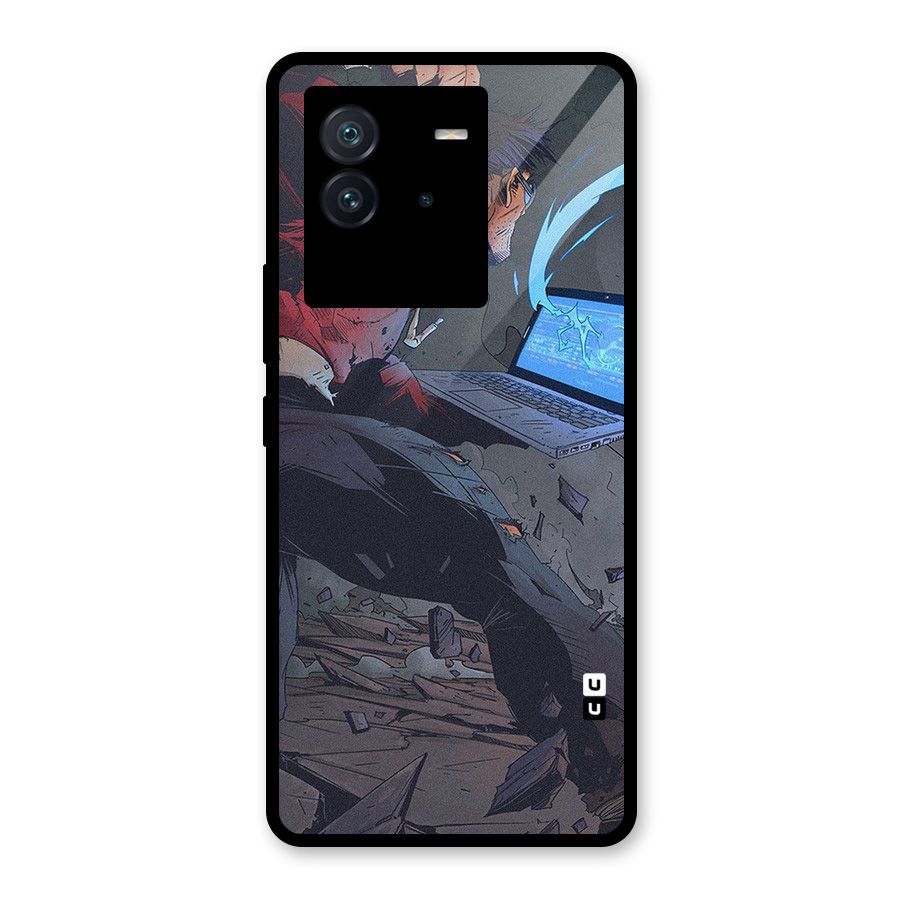 Angry Programmer Glass Back Case for Vivo iQOO Neo 6 5G