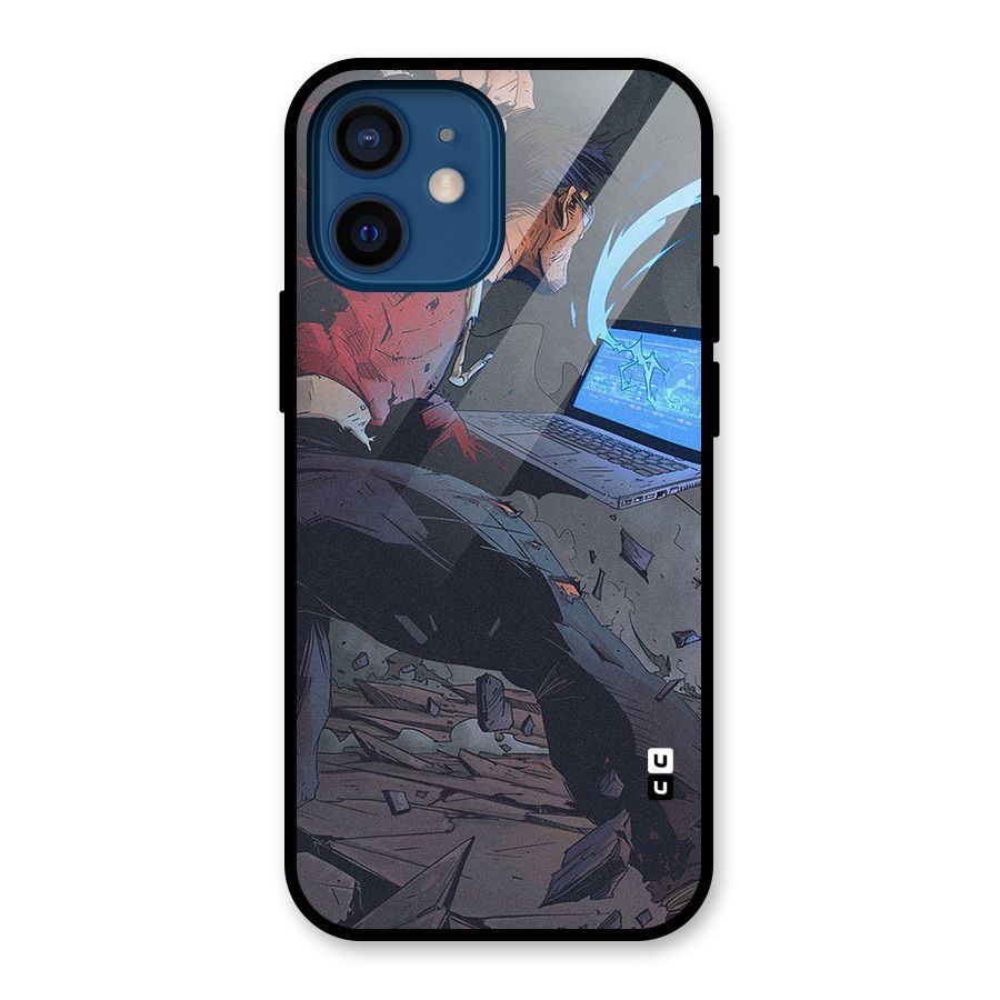 Angry Programmer Glass Back Case for iPhone 12 Mini
