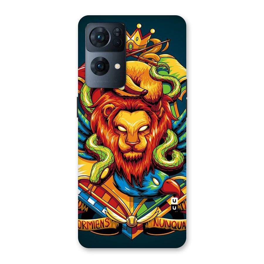 Animal Art Back Case for Oppo Reno7 Pro 5G