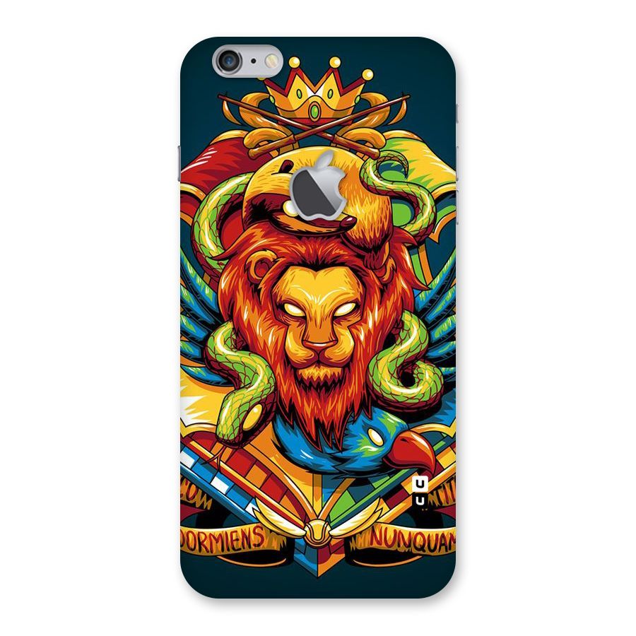 Animal Art Back Case for iPhone 6 Plus 6S Plus Logo Cut