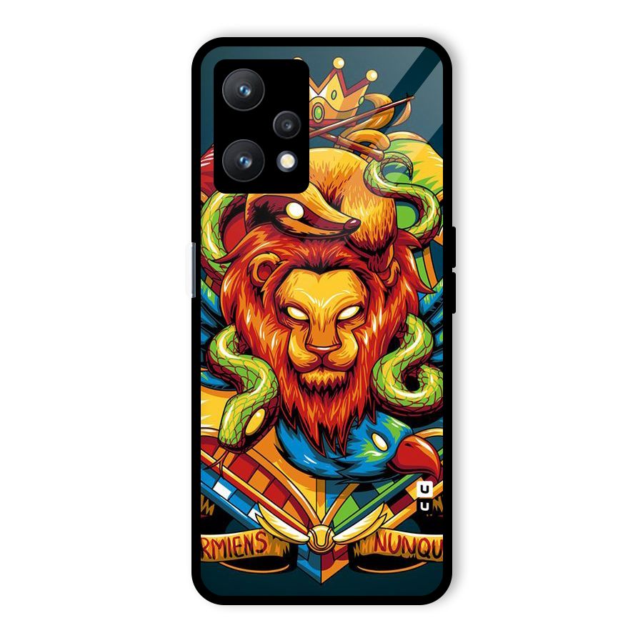 Animal Art Glass Back Case for Realme 9 Pro 5G