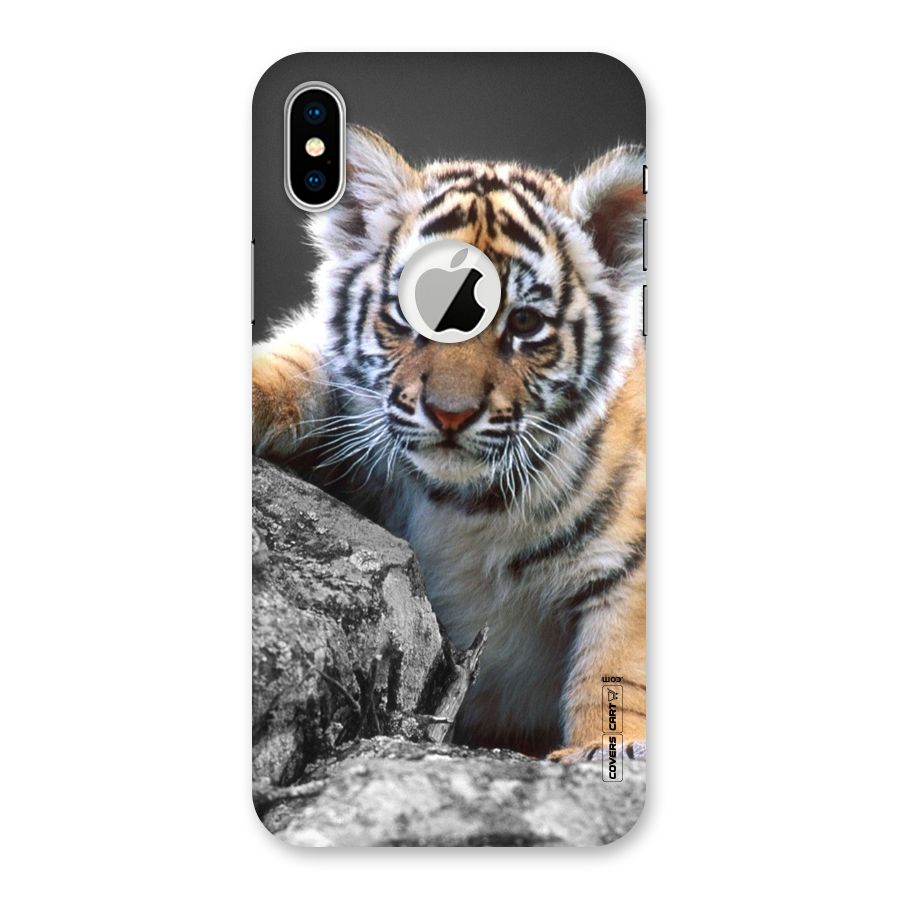 Animal Beauty Back Case for iPhone X Logo Cut