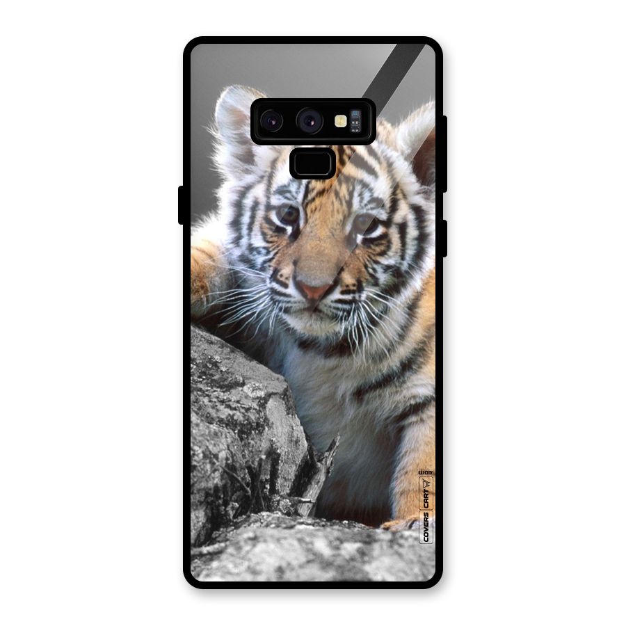 Animal Beauty Glass Back Case for Galaxy Note 9