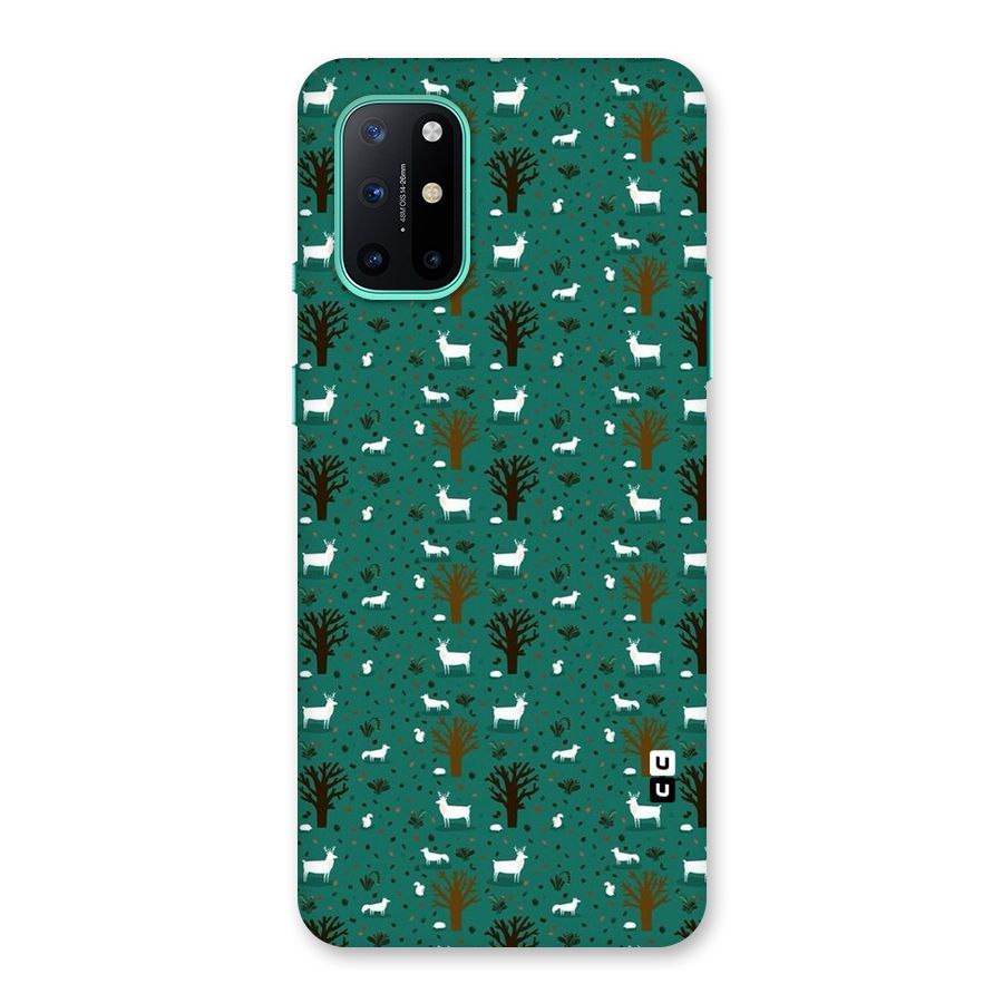Animal Grass Pattern Back Case for OnePlus 8T