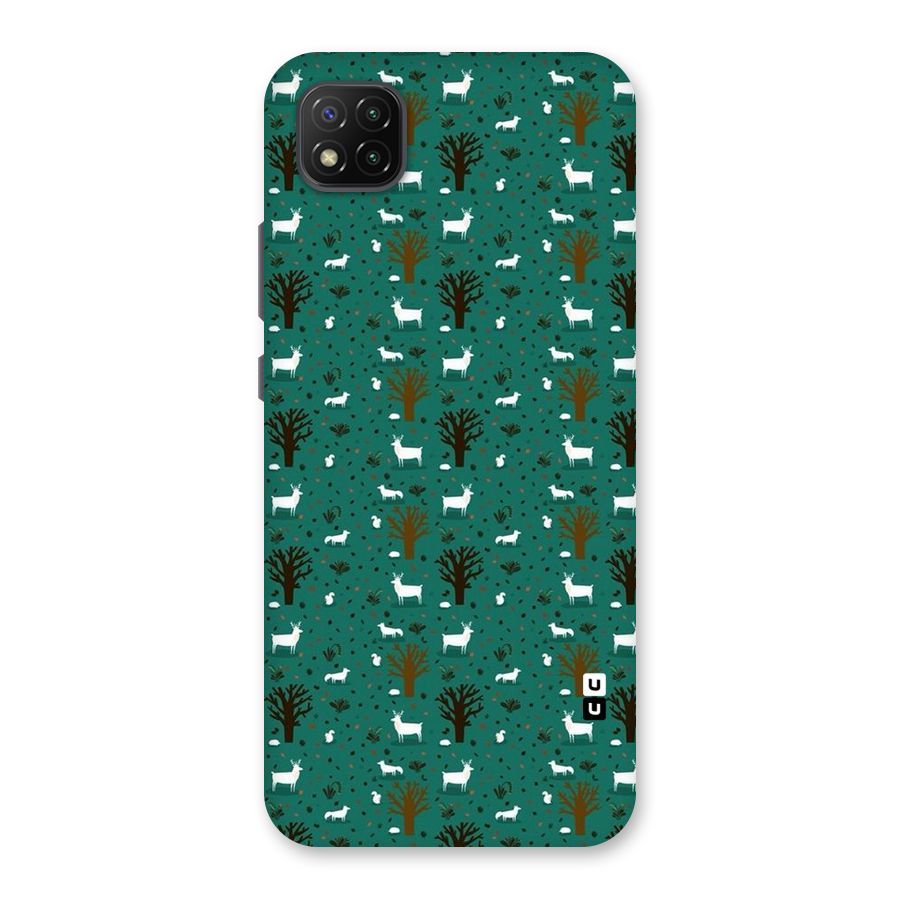 Animal Grass Pattern Back Case for Poco C3