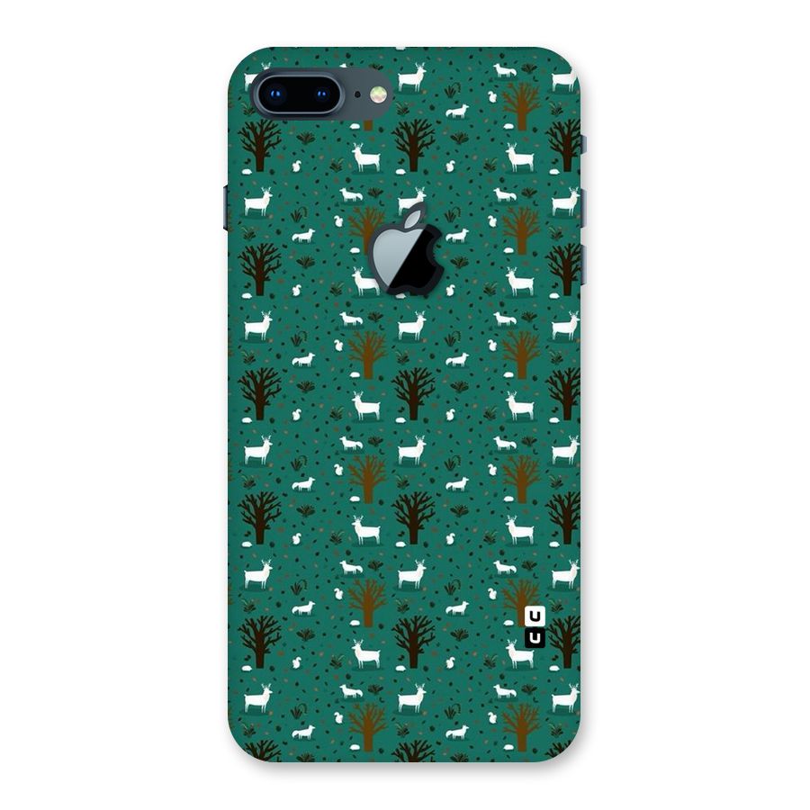 Animal Grass Pattern Back Case for iPhone 7 Plus Apple Cut