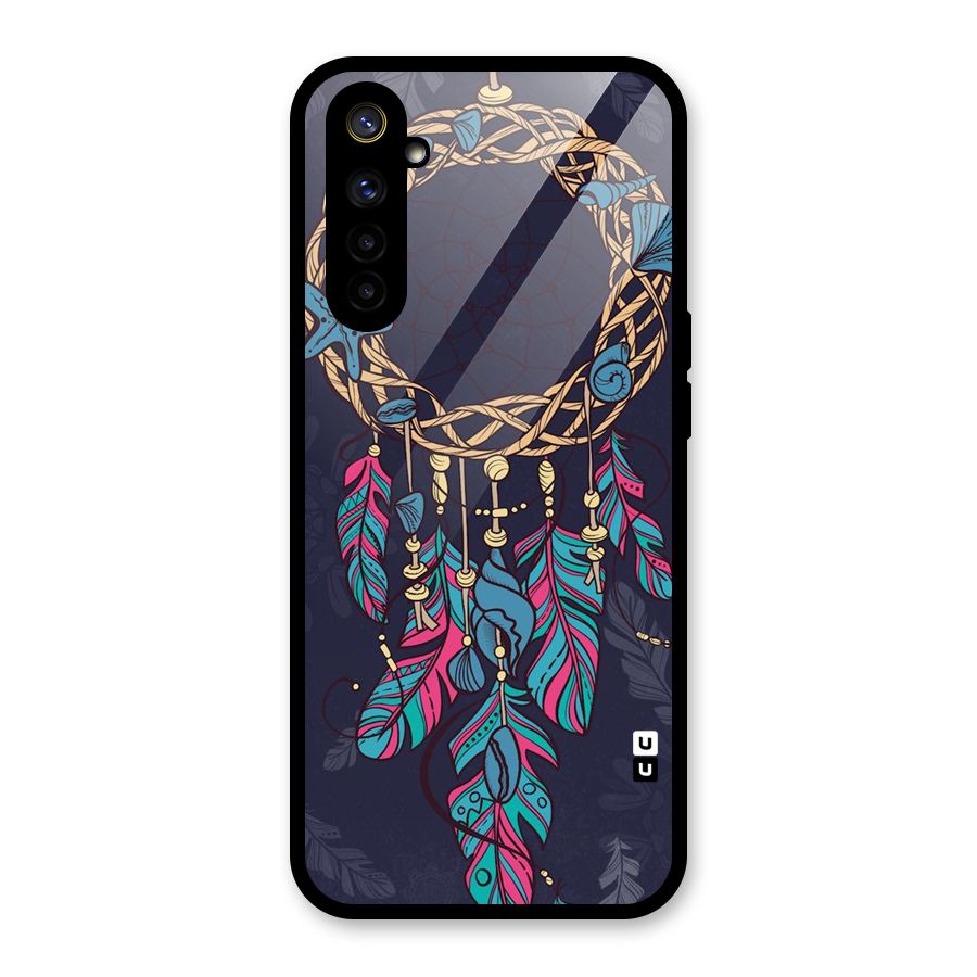 Animated Dream Catcher Glass Back Case for Realme 6i