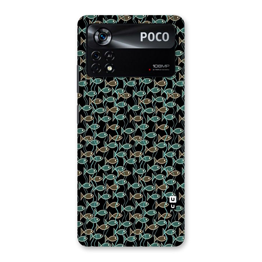 Animated Fishes Art Pattern Back Case for Poco X4 Pro 5G