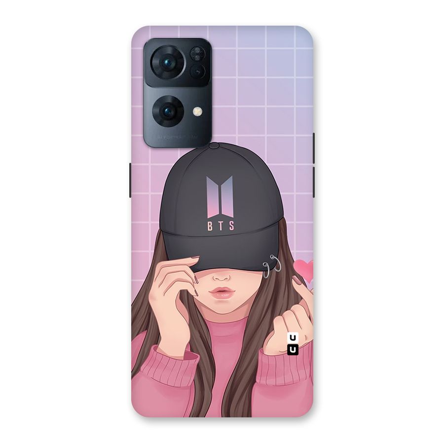 Anime Beautiful BTS Girl Back Case for Oppo Reno7 Pro 5G