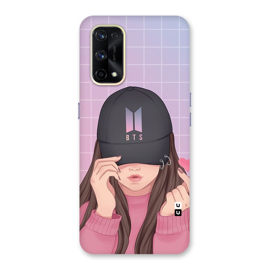Anime Beautiful BTS Girl Glass Back Case for Realme X7 Pro