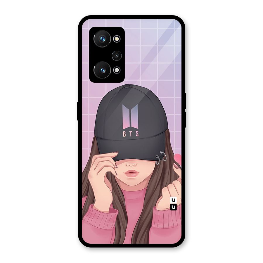 Anime Beautiful BTS Girl Glass Back Case for Realme GT Neo 3T