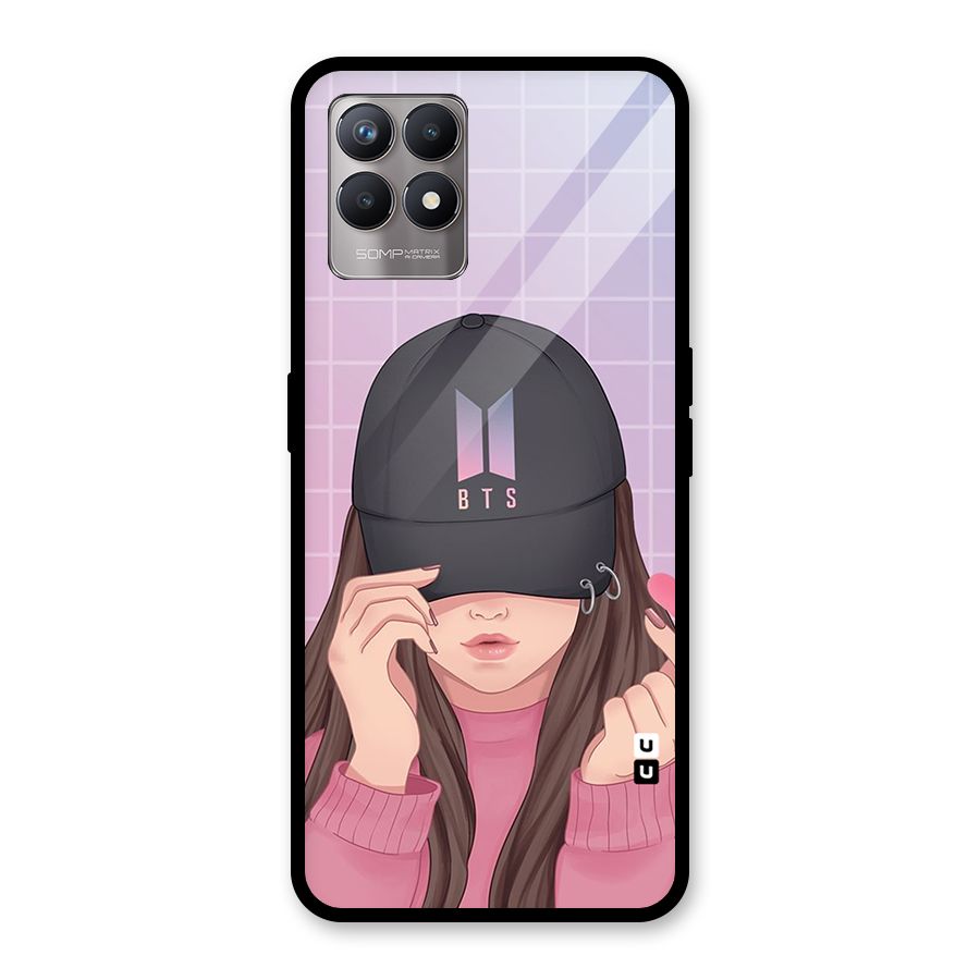 Anime Beautiful BTS Girl Glass Back Case for Realme Narzo 50