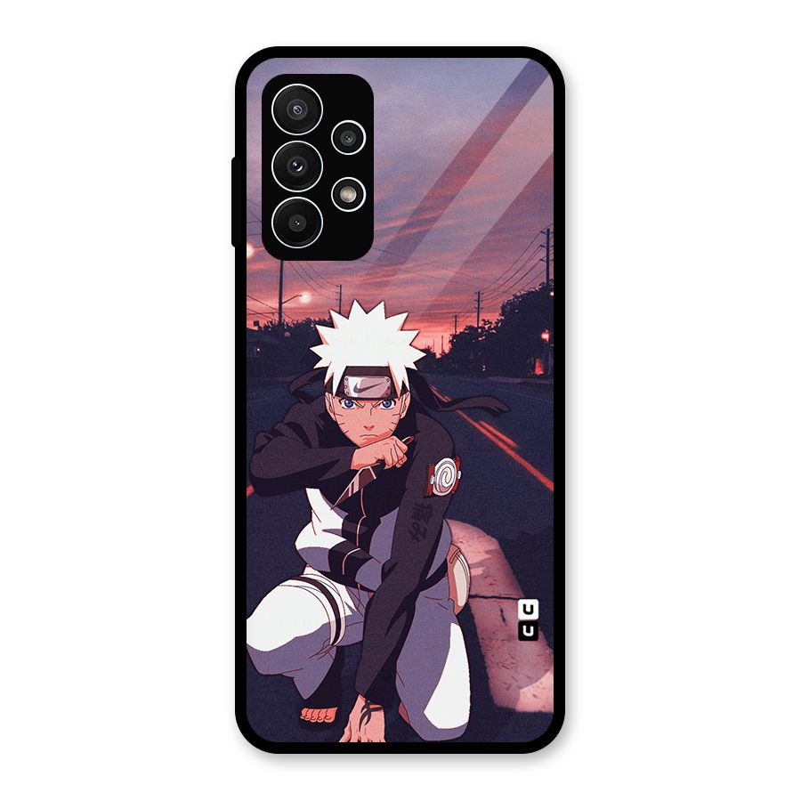 Anime Naruto Aesthetic Glass Back Case for Galaxy A23