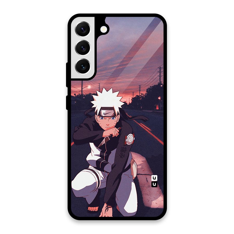Anime Naruto Aesthetic Glass Back Case for Galaxy S22 Plus 5G