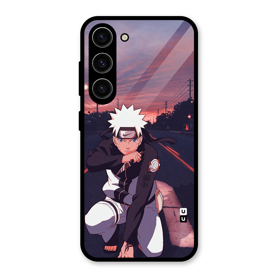 Anime Naruto Aesthetic Glass Back Case for Galaxy S23