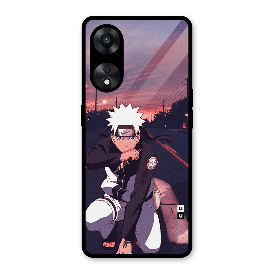 Anime Naruto Aesthetic Glass Back Case for Oppo A78