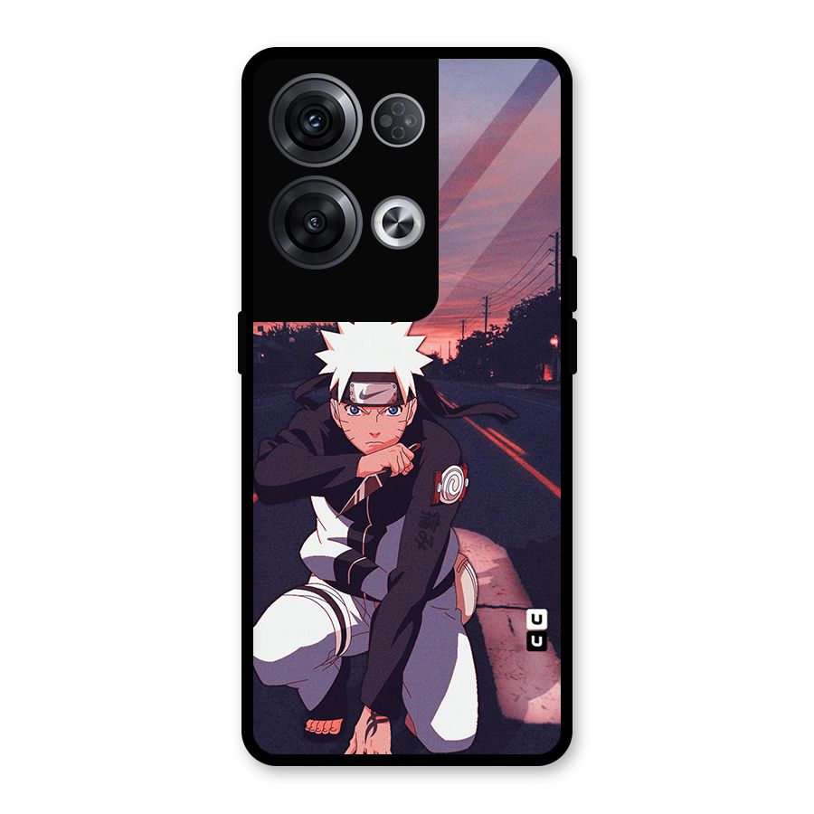 Anime Naruto Aesthetic Glass Back Case for Oppo Reno8 Pro 5G