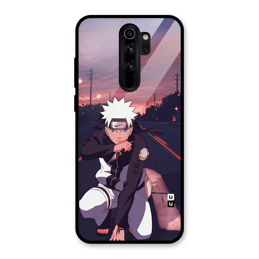 Anime Naruto Aesthetic Glass Back Case for Redmi Note 8 Pro