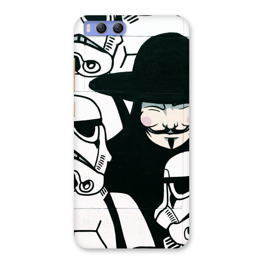 Anonymous Hat Back Case for Xiaomi Mi 6