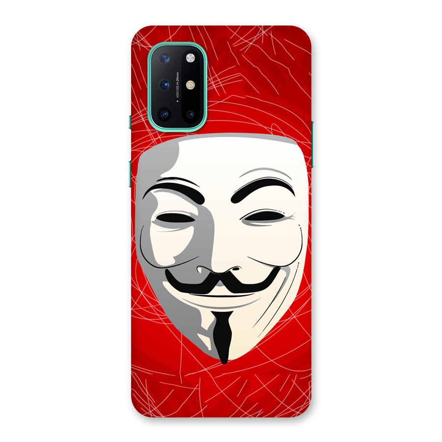 Anonymous Mask Abstract Back Case for OnePlus 8T