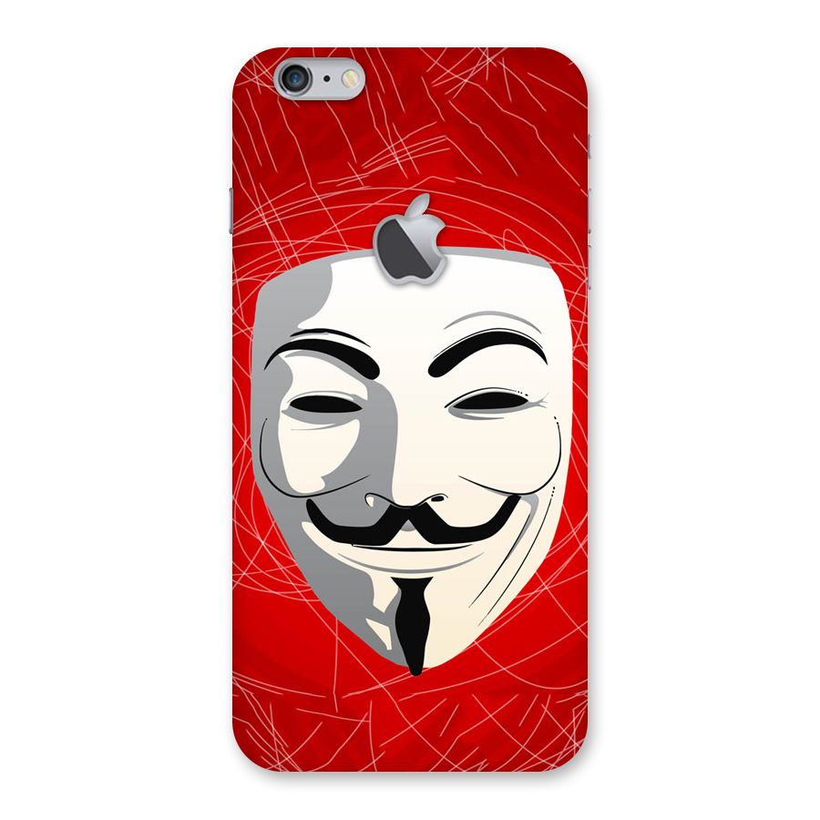 Anonymous Mask Abstract Back Case for iPhone 6 Plus 6S Plus Logo Cut