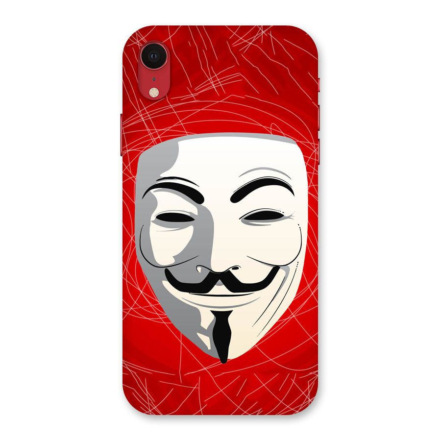 Anonymous Mask Abstract Back Case for iPhone XR