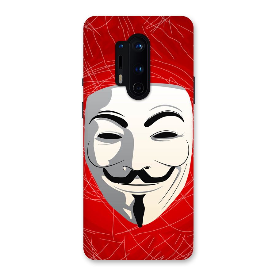 Anonymous Mask Abstract  Back Case for OnePlus 8 Pro