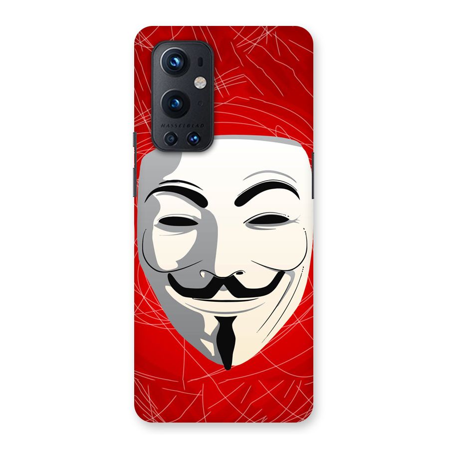 Anonymous Mask Abstract  Back Case for OnePlus 9 Pro