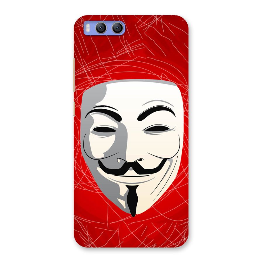 Anonymous Mask Abstract  Back Case for Xiaomi Mi 6